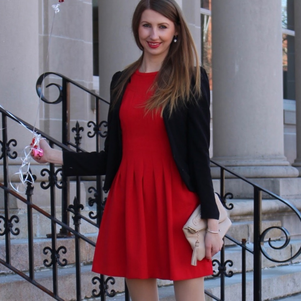 Red H&M dress, size 6